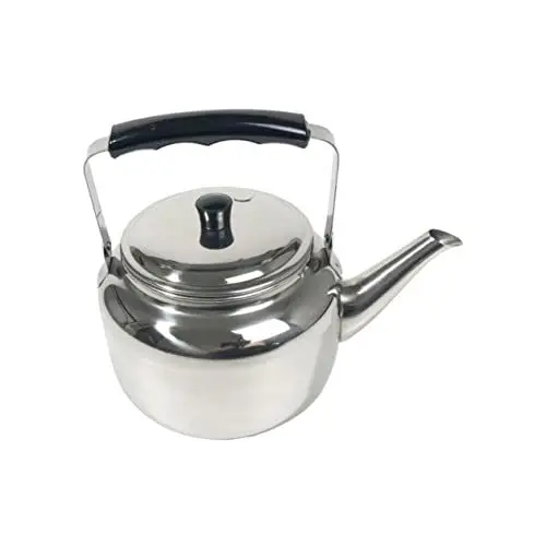 Produktbild: 1 Stück Edelstahl-Wasserkocher Edelstahl-Teekessel Outdoor-Herd Camping-Wasserkocher Kochender Tee Herd Top-Wasserkocher Herd Wasserboiler Premium- Pfeifentopf