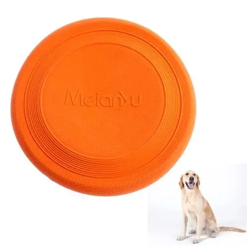 Produktbild: 1 Stück Mini Frisbee, Robustes Hundefrisbee aus Eva, die Orange Profi Wurfscheibe ist das Outdoor Fun-Sport Spiel, Trendsport, Outdoor-Spielzeug aus Eva, Frisbee-Ring Wurfring für Kleine Hunde