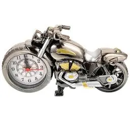 Produktbild: 1 Stück -Wecker Fahrrad-Statue Desktop-Ornamente Form Uhr Rustikaler Schreibtisch Mini-Uhr Bürotische -Modell Uhr Kreative Nachttischuhr Büro-Wecker