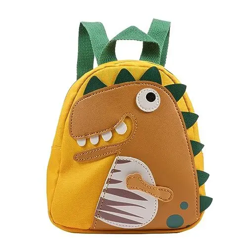 Produktbild: 1 X Rucksack Nylon-Rucksack Großes Fassungsvermögen Kleiner Rucksack Für Kinder Lässiger Rucksack Nylon-Aufbewahrungstasche Reisetasche Reisetasche Hohe Kapazität Gelbe