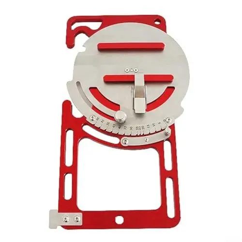 Produktbild: 1 x quadratische Führungsschiene aus Metall, verstellbarer Winkel, Gravurmaschine, Aluminiumlegierung, Edelstahl, elektrische Sägeschiene für Holzbearbeitung
