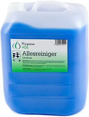 Produktbild: 10 Liter Hygiene VOS Allesreiniger Citrofrisch fettlösender Fußbodenbodenreiniger mit frischem Duft