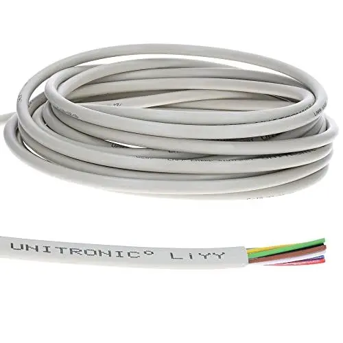Produktbild: 10 Meter Lapp 0028508 LiYY Steuerleitung 8x0,5 mm² I Datenkabel I LED Verlängerung Kabel I Signalkabel 8 adrig I Klingelkabel I Datenleitung