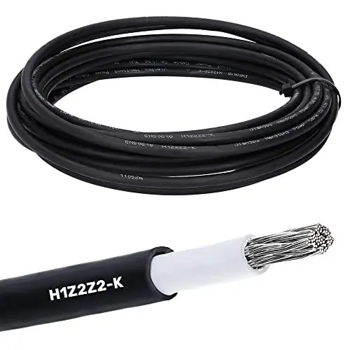 Produktbild: 10 Meter Lapp H1Z2Z2-K Solarkabel 4mm² WH/BK I Solarleitung 1X4 mm2