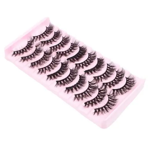 Produktbild: Ipetboom Künstliche Wimpern Set 10 Paar Clone Lashes Wimpernverlängerung Für Damen Einfach Anzubringen
