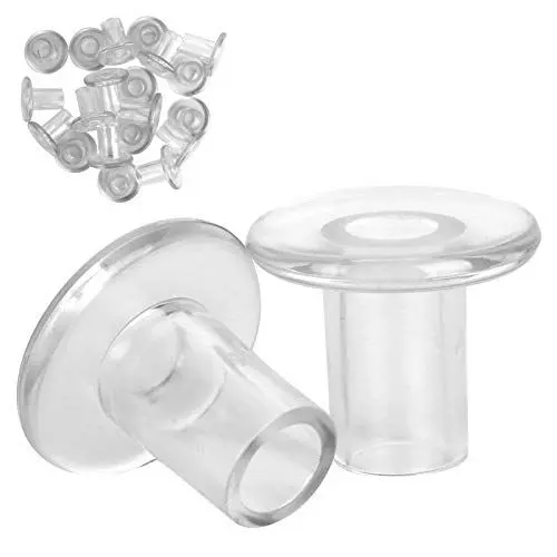 Produktbild: 10 Paar High Heel Covers für das Gehen auf Gras und unebenem Boden, Clear Heel Sink Stopper für Frauen Hochzeitsschuhe(Transparent)