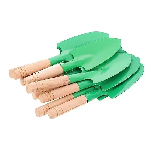 Produktbild: BESPORTBLE 10 STK Schaufel mit Holzgriff Kelle Gartenwerkzeug Unkrautkelle Portable tragbare multifunktionswerkzeug -Handschaufeln Unkrautschaufel Gartenschaufel Metall