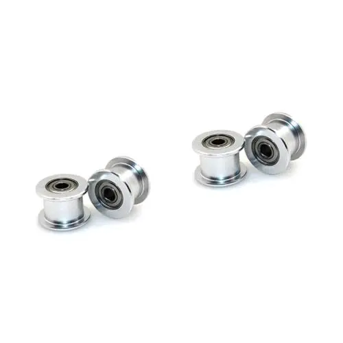 Produktbild: 10 Stk Zahnriemenscheibe Zahnriemen-Umlenkrolle Riemenspannrolle hobelmaschinen abrichte hobelmaschine bohrmaschinen bohr fräsmaschine Zahnriemenrad bohnermaschine Silver CLISPEED