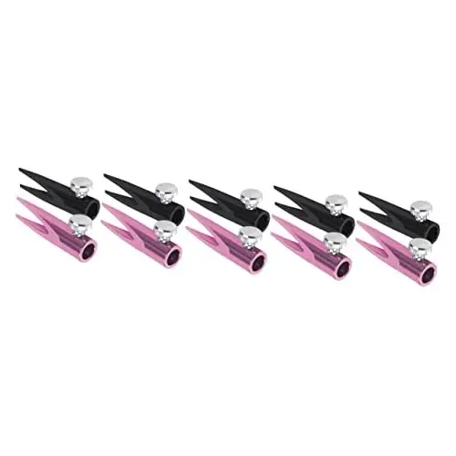 Produktbild: 10 Stk Zylindrischer Bleistiftspitzer Bleistift-schnellspitzer Kosmetischer Bleistiftspitzer Anspitzer Für Augenbrauenstifte Schönheitsschärfer Bilden Aluminiumlegierung Student