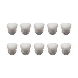 Produktbild: 10 Stück/Set Hörgeräte-Kuppeln, 10 Mm Universal-Kontrabass-Kuppeln, Pilz-Silikon-Ohrstöpsel, Ersatz für Hörverstärker, Hörgeräte(Schwarz)