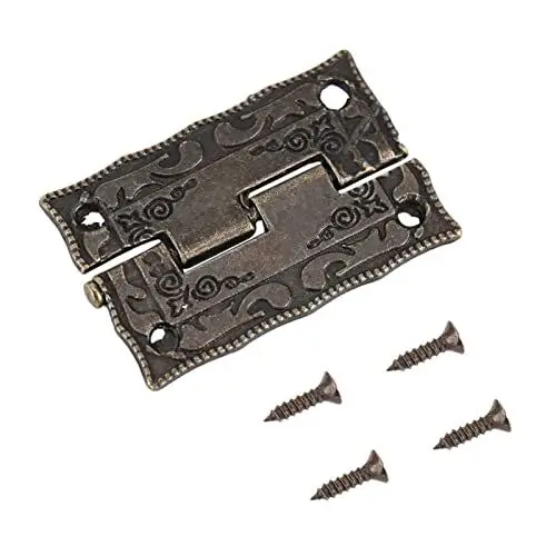Produktbild: 10 Stück 0°-270° Antik Bronze Schrank Schmuckschatulle Scharniere Tür Möbel Holzgehäuse