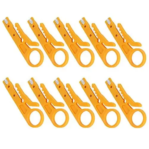Produktbild: 10 Stück Abisolierzange Multi-Posen-Mini-Kabel Cri BS Edelstahlmaterial Langlebiges und Langlebiges MPING-Abisolierzangen-Werkzeug für Elektriker. Außergewöhnlicher Service Hundert