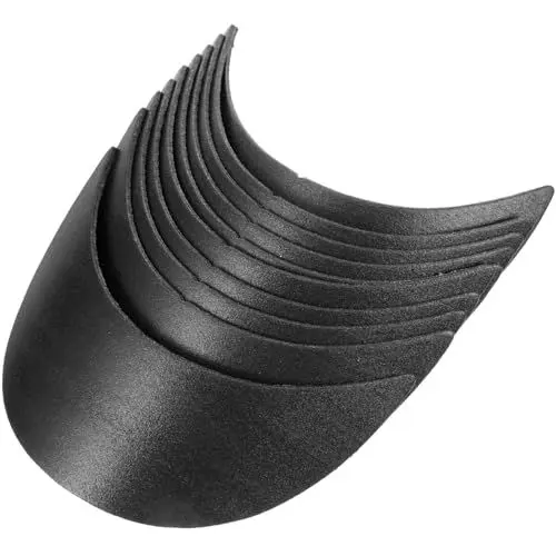 Produktbild: GALPADA 10 Stück Baseballkappen Einsätze: Hutformer Für Baseball Cap, DIY Kappen Auskleidung, Schwarz Hutständer, Hutkrempenfutter Für Mütze Nähen