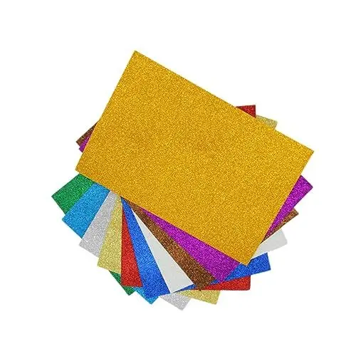 Produktbild: Lurrose Kunst-aufkleber-papier 10 Stück A4 Glitzerblätter Bastelmaterialien Für Kinder Für Dekorationen Schreibwaren