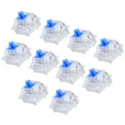 Produktbild: 10 Stück Cherry MX Blue Switch, Cherry Switches, Mechanical Keyboard Switches, Switches Tastatur Blue Switches Mechanische Tastaturschalter Ersatzschlüsselschalter