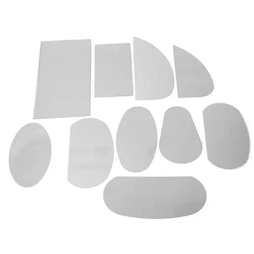 Produktbild: 10 Stück Edelstahl Ton Skulpturen Werkzeuge DIY Schaber Keramik Schnitzerei Skulptur Spachtel Werkzeuge