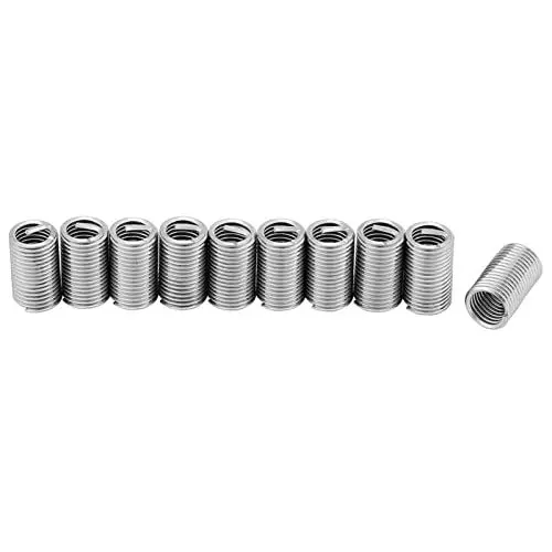 Produktbild: Helicoil M10X1.25X3D M8 X 1.25 Helicoil Acciaio Inossidabile 10 Pezzi 304 Acciaio Inossidabile Filo Manicotto Vite Inserti Filettatura Kit Riparazione M8X1.25X3D