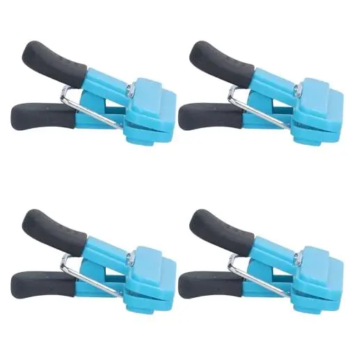 Produktbild: 10 Stück Lebensmittel-Clip, ABS-Beutel-Clip, Gute Abdichtung, Multifunktional, Rutschfest, Blau für die Küche (Dichtungsclip klein, blau)
