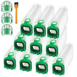 Produktbild: 10 Stück Staubsaugerbeutel für Vorwerk Kobold VB100 VB 100 FP100 FP 100, Beutel Filtertüten für Kobold VB100 Akku-Staubsauger, Filtertüten Ersatz Staubbeutel für Kobold VB100 Akku-Staubsauger Beutel