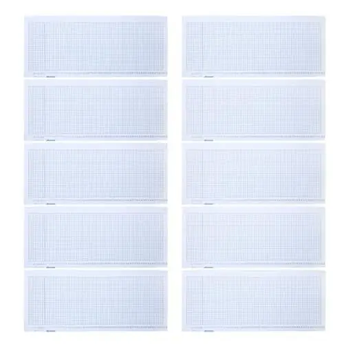 Produktbild: 10 Stück Strickmaschinen-Lochkarte, 24 Blumenkarten-Strickmaschinen-Zubehör für Strickmaschine KH821 KH831 KH851 KH860 KHJ880 KH868 KH871 KH881