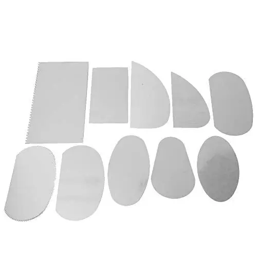 Produktbild: 10 Stück Töpferform Schaber Cutter Edelstahl Ton Esteque Utensili Ceramica Scraper Keramik Keramik Schnitzerei Skulptur Spatel Werkzeuge