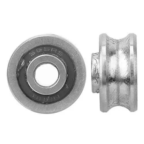 Produktbild: 10 Stück U-Nut-Lager SG15-Spurführungslager 5 x 17 x 8 mm für Computer-Stickmaschinen Haushaltsgeräte Industriemaschinen(Single Row)