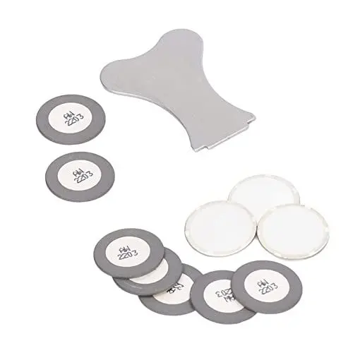 Produktbild: 10 Stück Ultraschall Nebelhersteller Keramikscheiben 20mm Ultraschall Nebler Keramikscheiben Ersatz Zerstäuber Zubehörset Kit für Luftbefeuchter