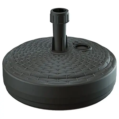 Produktbild: 10 kg Polyethylen -Regenschirm -Basis 39 x 39 x 13 cm in Schokoladenfarbe