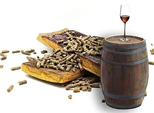 Produktbild: 10 kg aus Sherry Oloroso Fässern Grillpellets Räucherpellets BBQ Smoker Ø 6mm - Premiumqualität