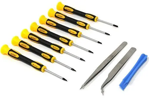 Produktbild: 10 teiliger Torx Schraubendrehersatz T3, T4, T5, T6, T7, T8 und T10