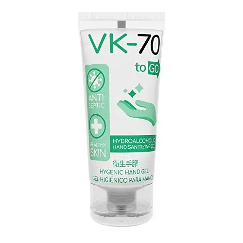 Produktbild: 10 x 50ml Hand Desinfektionsgel To-Go Hydroalkoholisch 70% Alkohol
