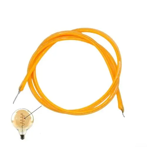 Produktbild: SPORTARC 10 x flexible LED-Filamente, 3 V, 2200 K, Warmweiß, FPC-Material, LED Flexible Filament Lampenteile für Selbstgemachtes Spielzeug und Dekoration, 130 mm und 300 mm (optional), 0,1 kg