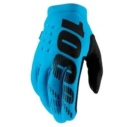 Produktbild: 100%, BRISKER Glove - Turquoise, Adult, L