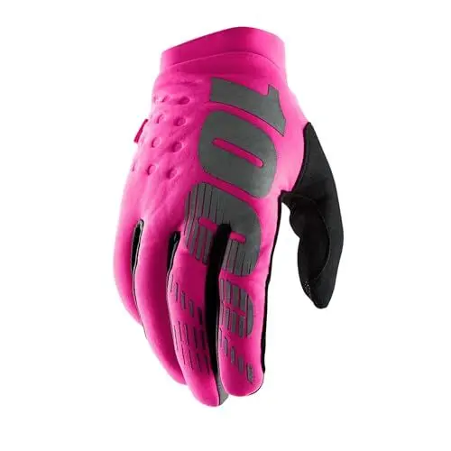 Produktbild: 100% Erwachsene Brisker Handschuhe, Neon Rosa Schwarz, L