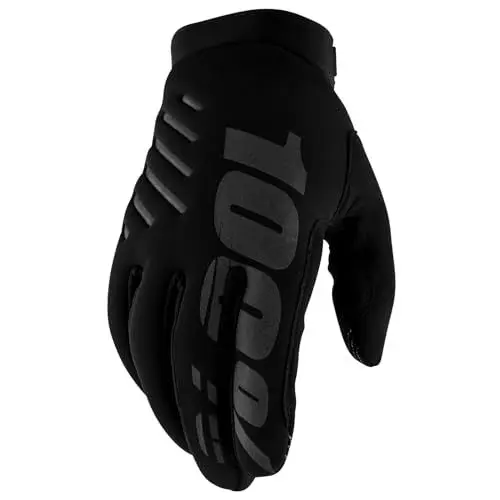 Produktbild: 100% GUANTES Unisex Brisker Handschuhe, Black (schwarz), XL