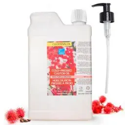 Produktbild: 100% Kaltgepresstes Rizinusöl Haarwachstumsbeschleuniger Bartpflege Anti-Haarausfall Serum Hautpflege und Kollagen-Boost Für Wimpern und Nagelwachstum 1000 ml