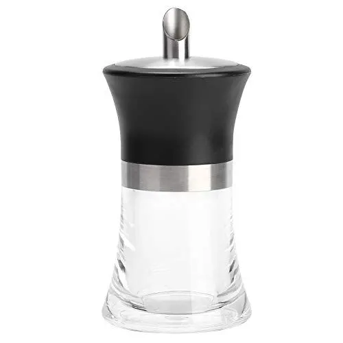 Produktbild: Dechoga Zuckerdose, Haushalt Acryl Zuckerdose Dispenser Zuckerstreuer Behälter, 304 Edelstahl Rand Kaffee Sugar Shaker, für Zuhause Küchenutensilien Zubehör(100ml)