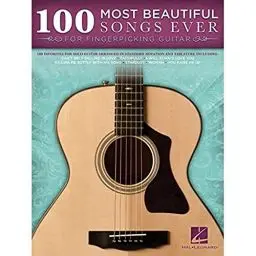 Produktbild: 100 Most Beautiful Songs Ever Fingerpicking Guitar Notenbuch für Gitarre Solo | Gitarrenbuch mit TAB und Standardnotation | Fingerstyle Songbook für ... | Gitarren Noten: For Fingerpicking Guitar