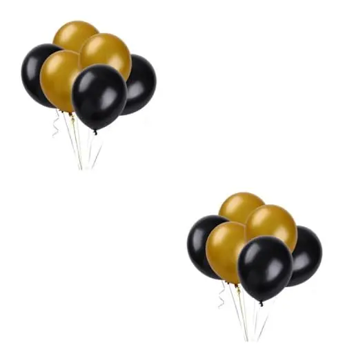 Produktbild: 100 Stk 12 Luftballons Goldene Luftballons Goldmatter Ballon Matte Pastellfarbene Luftballons Runde Luftballons Goldener Latexballon Matte Luftballons Kind Heliumballon Weben