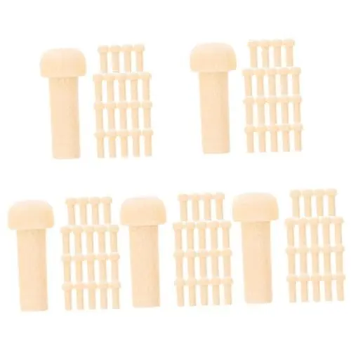 Produktbild: 100 Stk Holzspielzeug Mini-achsstifte Aus Holz Kleine Holzpflöcke Lange Holzpflöcke Heringe Zum Basteln Holzpflöcke Basteln Unvollendete Holzklammern Zum Basteln Lotusbaum STOBOK