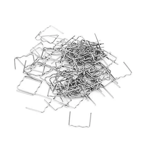 Produktbild: 100 Stück 0,8 mm Edelstahl-Heftklammern, Auto-Stoßstangen-Reparatur, Heißhefter, vorgeschnittene Schweißstäbe, Heftklammern, Reparatur-Werkzeug-Set, 3 Arten verfügbar (S-Typ 0,8 mm 100 Stück)