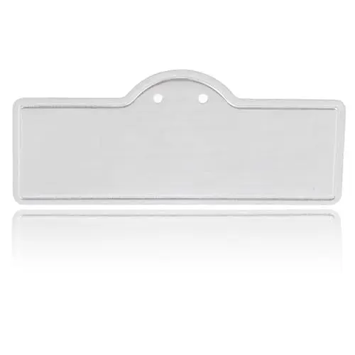 Produktbild: 100 Stück Aluminium-Pflanzenetiketten, Baumanhänger, Gartenetikettenanhänger, Garten Schwarzes Brett Marker, Beschreibbare Pflanzenmarkierungen für den Außenbereich