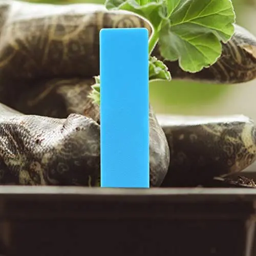 Produktbild: 100 Stück Plastikblumen-Pflanzensamen-Namensschild-Etikett-Marker (Blau)