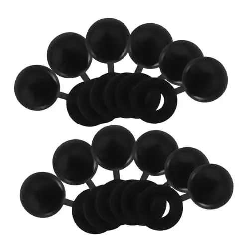 Produktbild: GLEAVI 100pcs Klapp Schraube Snap Abdeckung Schraube Protector Caps Schraube Kappen