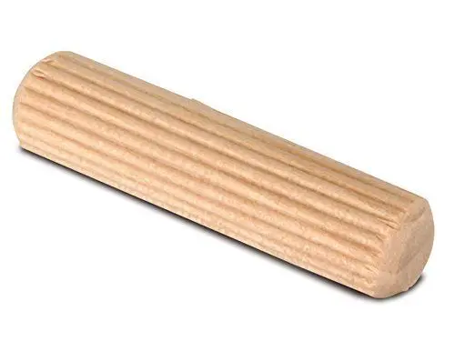 Produktbild: 100 Stück - Möbelverbinder Riffeldübel Lang-Holzdübel Buche | Dübel Ø 10 mm | Länge: 40 mm | geriffelter Holzdübel fertigt nach DIN 68150 | Möbelbeschläge von GedoTec®