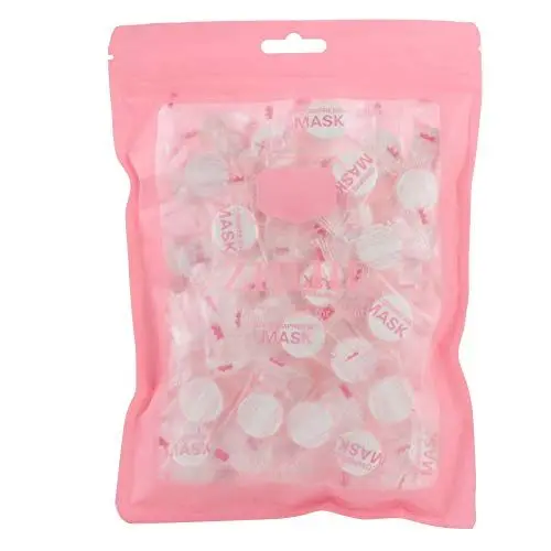 Produktbild: 100 Teile/Packung Komprimierte Gesichtsmaske, Vliesfaser-Hautpflege-DIY-Gesichtsmaske, Naturbaumwoll-Hautpflege Eingewickelte Masken