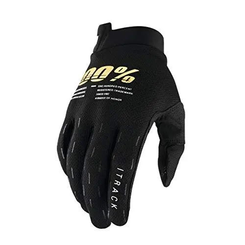 Produktbild: 100% iTRACK Handschuhe, Erwachsene (Schwarz, Mittel), M, 10015-001-11