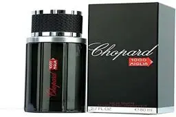 Produktbild: Chopard 1000Miglia 80 ml – Eau de Parfum für Männer – Orientalischer Fougère-Duft – Süchtig Machende Noten von Lavendel, Bergamotte, Veilchen, Holz und Kaffeebohnen – Schwarzer Glasflakon