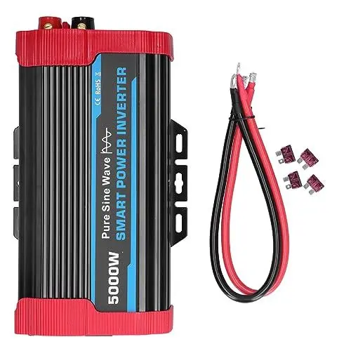 Produktbild: 10000W Auto-Wechselrichter DC 12V Bis 220V - 240V AC Wandler Schnellladegerät Reiner Sinus-Wechselrichter Autoladegerät Adapter