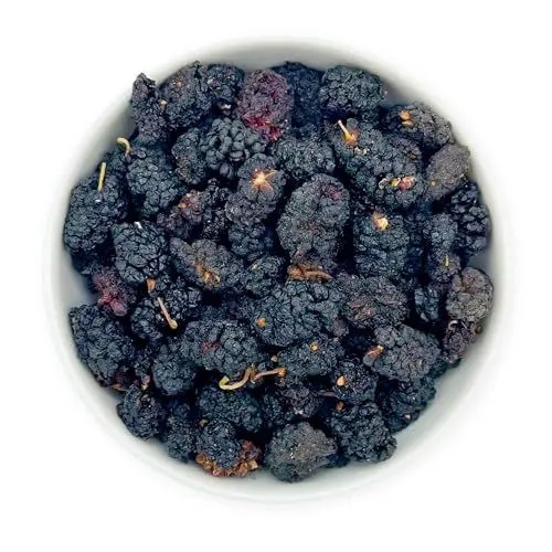 Produktbild: 1001 Frucht Maulbeeren, schwarz - Vegane Trockenfrüchte, Ungeschwefelt & Ungezuckert (1kg)